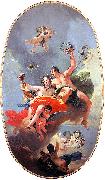 The Triumph of Zephyr and Flora Giovanni Battista Tiepolo